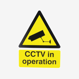 Warning Sign CCTV In Operation PVC 400X300mm CTV3BR SR71956