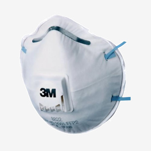 3M FFP2 Valved Respirator 8822 (Pack of 10) GT500075202 3M30313