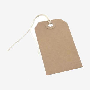 Strung Tag 146x73mm Buff (1000 Pack) KF01613 KF01613