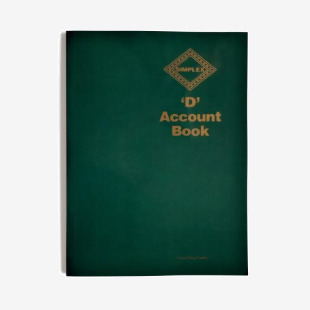 Simplex D Accounts Book D SX10708