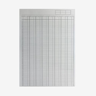 Q-Connect 8-Column Analysis Pad A4 KF01082 KF01082