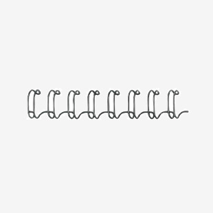 Fellowes Wire Binding Combs 6mm Black (Pack of 100) 53218 BB53218