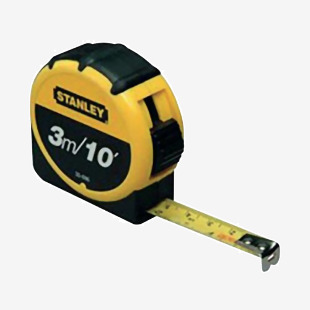 Stanley Retractable Tape Measure with Belt Clip 3 Metre 0-30-686 SB30486
