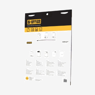 Bi-Office Table Top Self-Stick Flipchart Pad 585x500mm 20 Sheet White FL148303 BQ55484