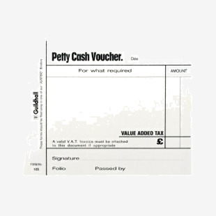 Exacompta Guildhall Petty Cash Pad 100 Leaves 127x102mm White (Pack of 5) 103 1569 GH103W