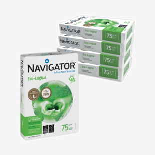 Navigator Eco-Logical Paper 75gm A4 (Pack of 2500) NAVA475 PPR35516