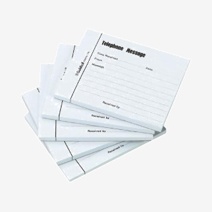 Exacompta Guildhall Telephone Message Pad 100 Sheet 127x102mm Blue (Pack of 5) 1571 GH110BU