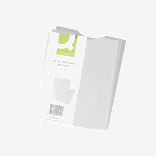 Q-Connect Card Holder Polypropylene A6 (Pack of 100) KF01949 KF01949