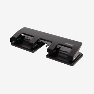 Q-Connect 4 Hole Punch Black KF01238 KF01238