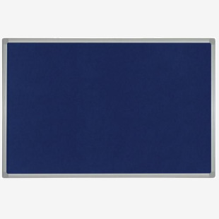 Bi-Office Aluminium Trim Felt Noticeboard 600x450mm Blue FB0443186 BQ04186