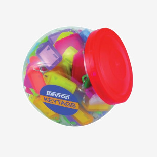 Kevron Plastic Clicktag Key Tag Large Assorted Tub (Pack of 150) ID5AC150 SP00499