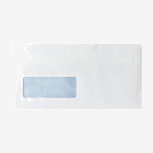 Envelope DL Window 80gsm Self Seal White (Pack of 1000) WX3455 WX3455