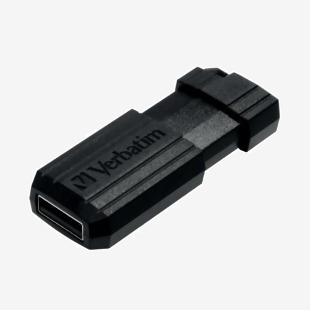 Verbatim Pinstripe USB Drive 8GB Black 49062 VM90623