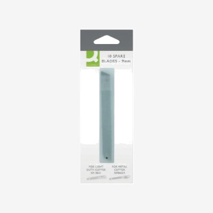 Q-Connect Light Duty 9mm Blades Pack of 10 KF14757 KF14757