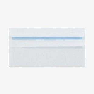 Q-Connect DL Envelopes Plain Wallet Peel and Seal 100gsm White (500 Pack) 1P04 KF02951