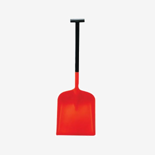 Orange Snowburner Large Blade T-Grip Snow Shovel 317597 WE08801