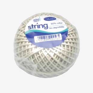 County Cotton String Ball Medium 60m (Pack of 12) C176 CTY09457