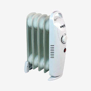 500W Six Fin Baby Oil-Filled Radiator White CRHOF320H HID52956