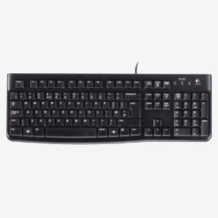Logitech K120 Business Keyboard Spill Resistant Low Profile Quiet Keys Black 920-002524 LC21431