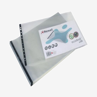 Rexel Ecodesk A3 Premium Recyclable Landscape Embossed Pocket (Pack of 30) 2102578 RX29734