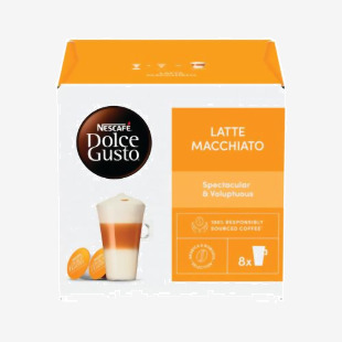 Nescafe Dolce Gusto Latte Macchiato Coffee Capsules (Pack of 48) 12416323 NL19838