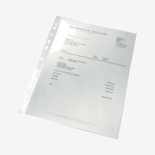 Leitz Punched Pockets Recycled A4 (Pack of 100) 4791-10-03 LZ39486