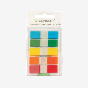 Q-Connect Page Markers 12 Inch Assorted (100 Pack) KF14966 KF14966