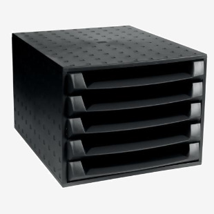 Forever 5 Drawer Set Black 221014D GH42261