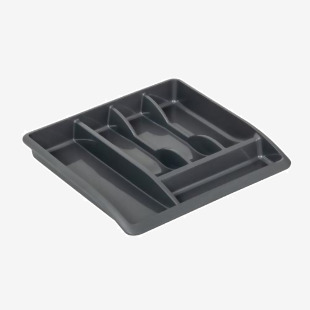 Addis Cutlery Tray Metallic Grey 510855 AG05890