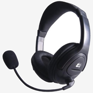Connekt Gear HP512 Multimedia Stereo Headset With Boom Microphone 24-1512 GR40202