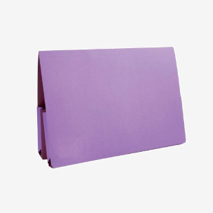 Exacompta Guildhall Double Pocket Legal Wallet Foolscap Mauve (Pack of 25) 37214 JT37214
