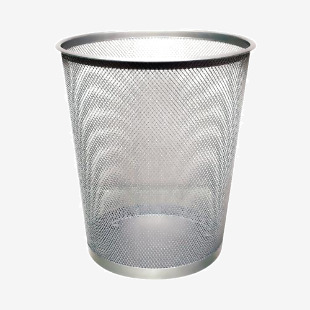 Q-Connect Waste Basket Mesh 18 Litre Silver KF00849 KF00849