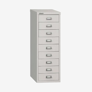 Bisley 9 Multidrawer Cabinet A4 279x380x860mm Grey H399NL-073 BY16447