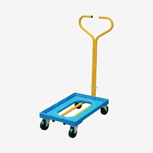 Plastic Dolly with Handle Blue 365127 SBY27610