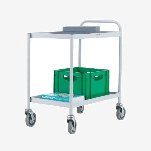 General 2 Tier Grey Purpose Trolley 331490 SBY14126
