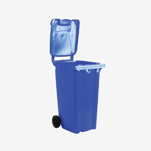 Wheelie Bin with 2 Wheels 120 Litre Blue 480x555x930mm 331106 SBY14049