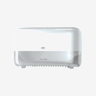 Tork T7 Coreless Mid-Size Toilet Paper Dispenser White 558040 SCA01738