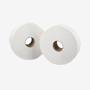 Mini Jumbo White 2-Ply Toilet Roll 150m (Pack of 12) J26150NDS WX03811