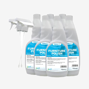 2Work Furniture Polish Trigger Spray 750ml (Pack of 6) 2W07251 2W07251