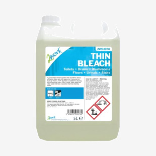 2Work Thin Bleach 5 Litre 2W03978 2W03978