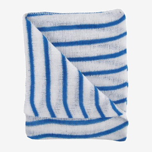 Hygiene Dishcloths 406x304mm16x12 Inch BlueWhite (Pack of 10) 100755B CNT00120