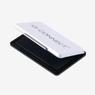 Q-Connect Medium Stamp Pad Black KF25211 KF25211