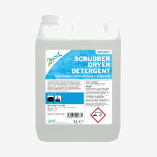 2Work Scrubber Dryer Detergent Low Foam Fragrance-Free 5 Litre 2W00977 2W00977