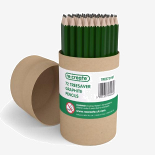 ReCreate Treesaver Recycled HB Pencil (Pack of 72) TREE72HBT EG60262