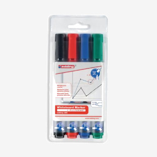 Edding 360 Drywipe Marker Assorted (Pack of 4) 3318999 ED02285