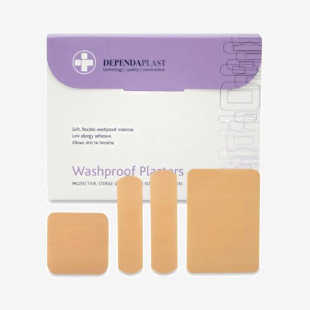 Reliance Medical Dependaplast Washproof Plasters Assorted (Pack of 100) 536 HS88536