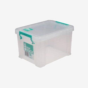 Storestack 5 Litre Storage Box W260Xd190Xh150mm Clear RB90120 RB90120