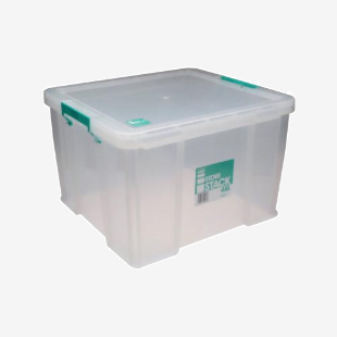 StoreStack 48 Litre Storage Box 490x440x320mm Clear RB90125 RB90125