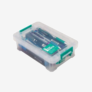 StoreStack 0.8 Litre Storage Box 200x125x50mm Clear RB90118 RB90118