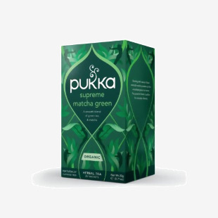 Pukka Supreme Matcha Green Organic Herbal Tea Bags (Pack of 20) P5056SE PK01200